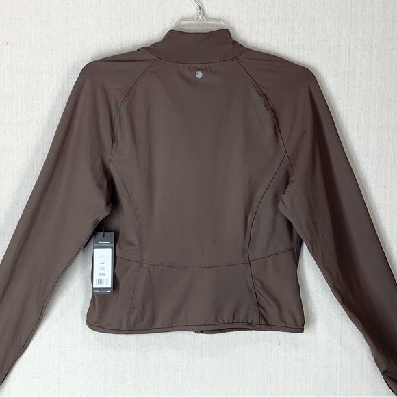 Yogalicious Lux NWT Full Zip Lightweight Fitted Yoga/Athletic Jacket - Size XXL - Picture 8 of 15